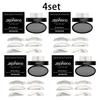 Zephoco Black and Gray Seal Eyebrow Powder Set Waterproof and Not Easy To Smudge Seal Auxiliary Thrush Daily Soft Natural Eyebrow Makeup 1pc