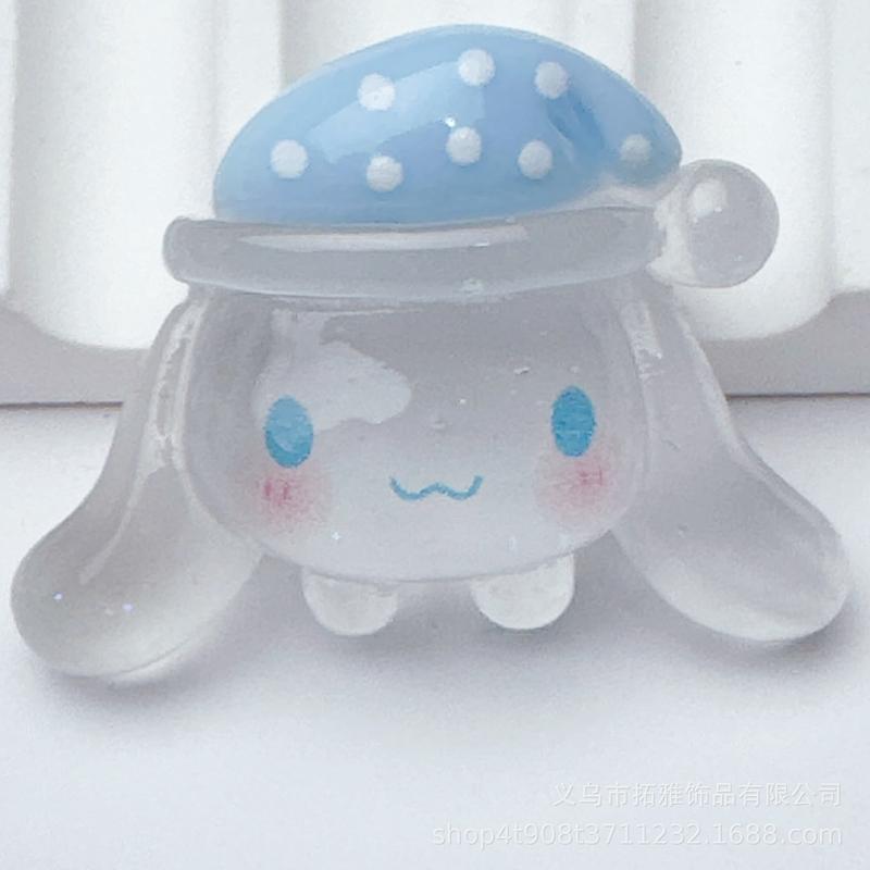 5 Pcs New Cartoon Transparent Animal Head Series Resin Scrapbook Diy Jewelry Party Children Gift Hairpin Accessories A30