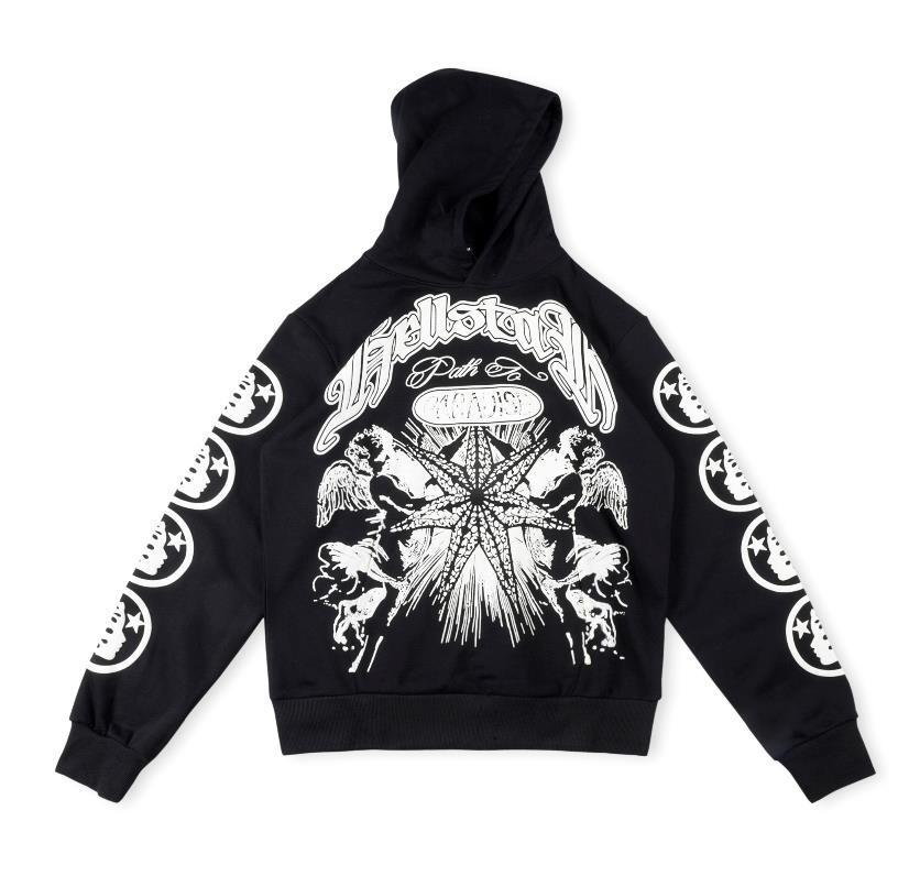 24FW Amerikanischer Retro Hellstar Studios Unisex Hoodie & Jogginghose