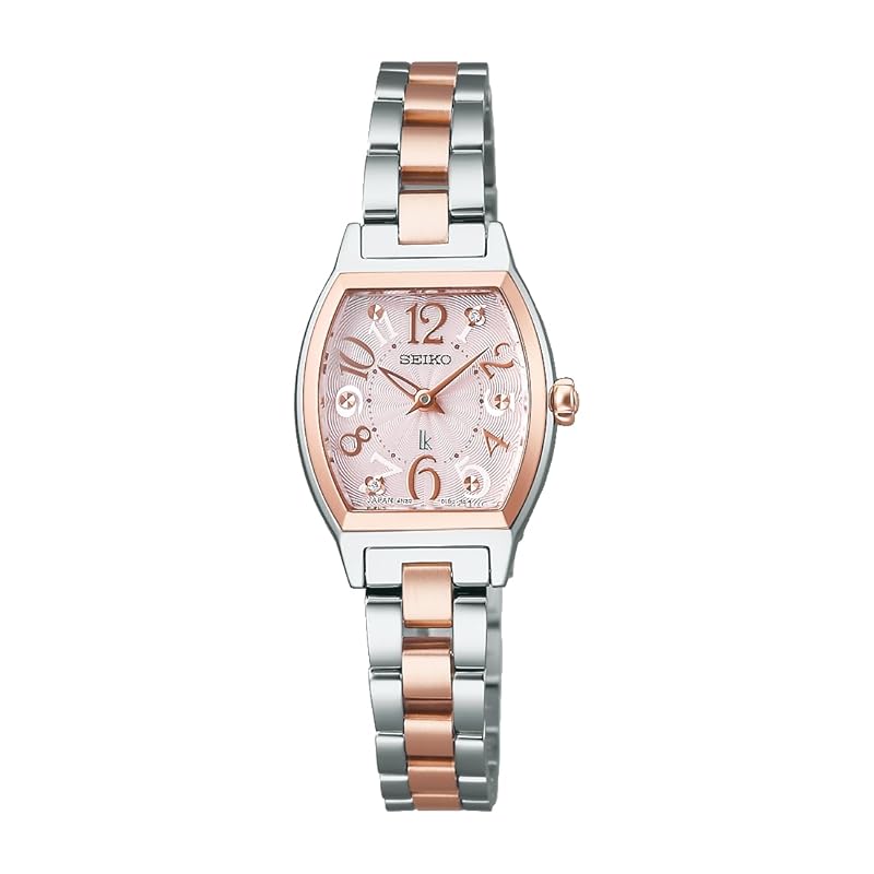 

[Seiko Watch] watch Rukia Happy Collection 2025 SS main series SSWA012 ladies silver + silky pink