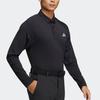 Adidas Quick-Dry Golf Long Sleeve Polo Shirt Men tops Black HT0061