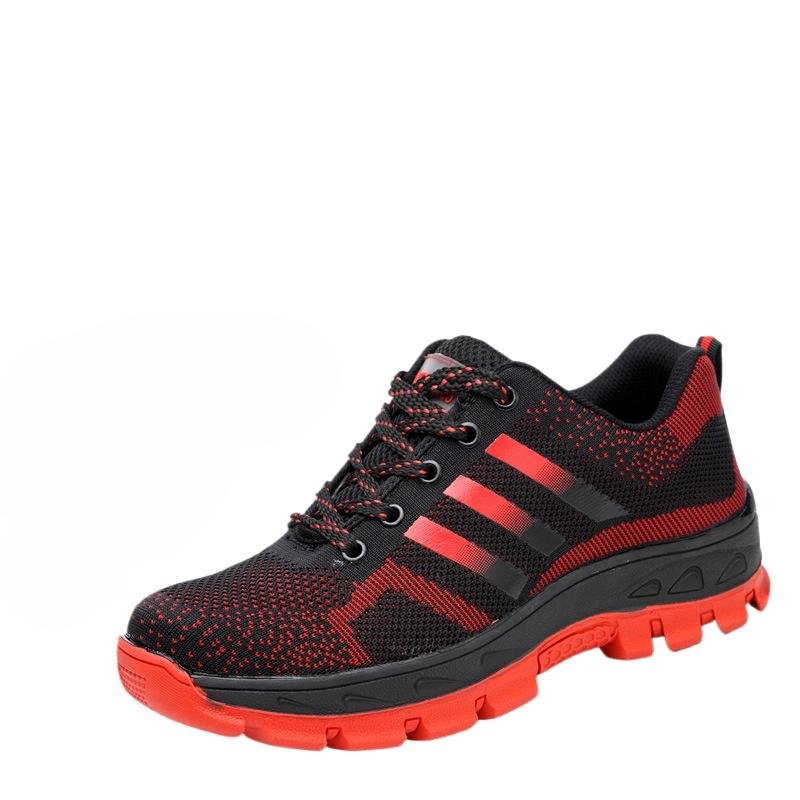 Fashion Labor Insurance Shoes Men, Wear-resistant and Anti-smashing Safety Protective Shoes Men's Low-top Protective Shoes