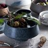 Nordic Grey Ceramic Bowl Set: Rice, Salad, Noodle, Soup, Dessert, Vase.