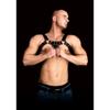 Harnais BDSM - OUCH! - Costas - Simili cuir - Boucles en métal - Noir