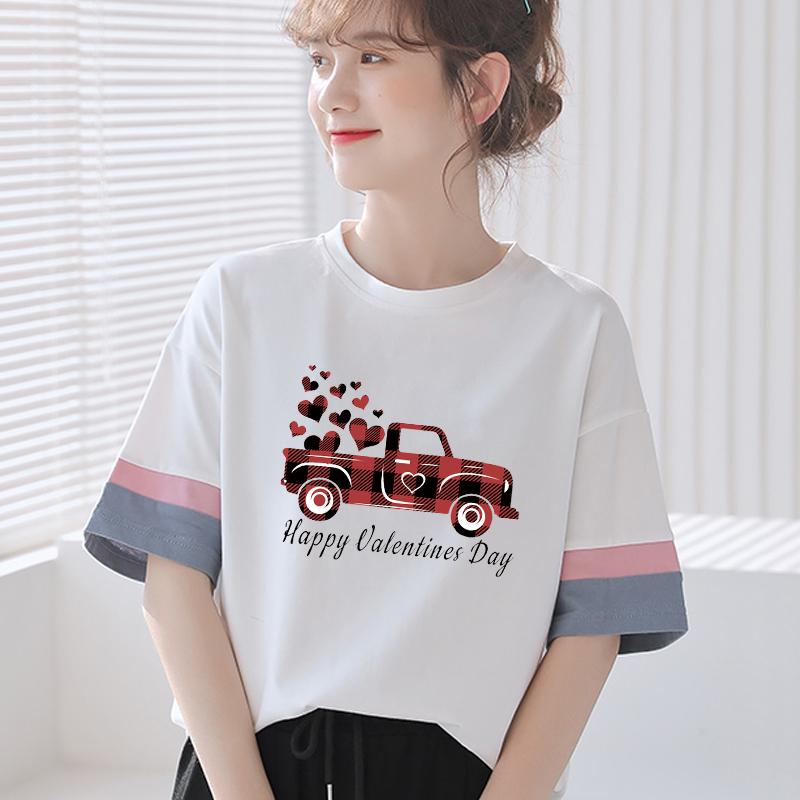 Červené srdce nažehlovačka na auto na náplast Džíny pruhy Módní samolepka doplňku pro vlastní potřebu Teplo lis Aplikovaná tepelná náplast samolepky Hot Tear