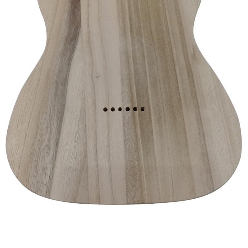 Unfertiger Gitarrenkörper Poliertes Holzart, DIY, T-Stil Gitarrenzubehör