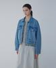 Voice Of Voices Woven Mix Denim Zip-Up Jacket_Blue 7156210001