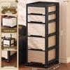 Hantun Mobile Snack Storage Cabinet with Drawers