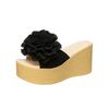 New Wedges Sandals Women Slippers Summer Beach Platform Shoes Flower Slippers Women High Heel Slippers Women Fashion34-43