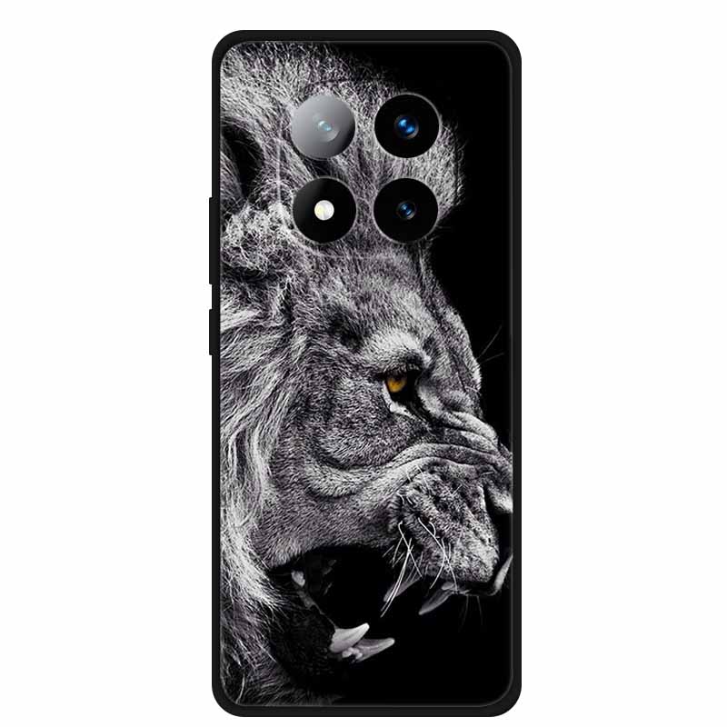 For Redmi Note 14 Pro+ Case Animals Soft Silicone TPU Phone Cases Back Cover For Redmi Note 14 Pro Plus 5G Wolf Shockproof Capa