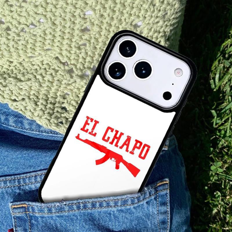 El Chapo phone case cover Compatible with for IPhone 17air 16e 15 14 13 12 11Pro Max 17 Air