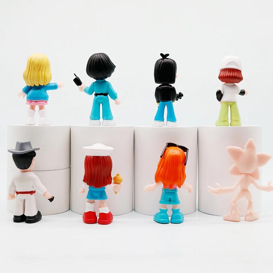 8PCS TV Figure Stranger TV Plays Figure Toy Will Byers Eleven Dolls Action Figure Cake Collect Decoration Gift