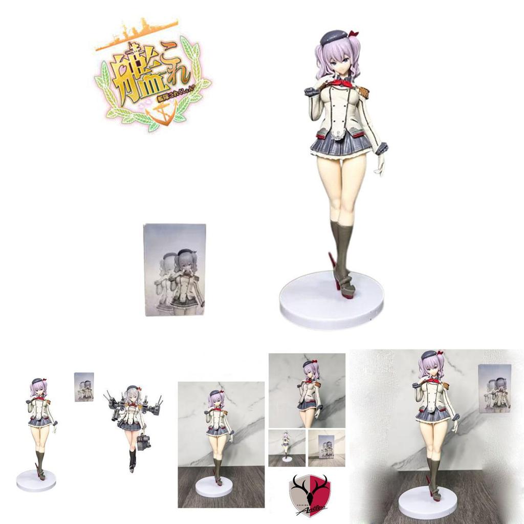 18cm Pvc Model Figure Beautiful Girl Kanmusume Kashima Standing Pose Anime Collectible Wholesale
