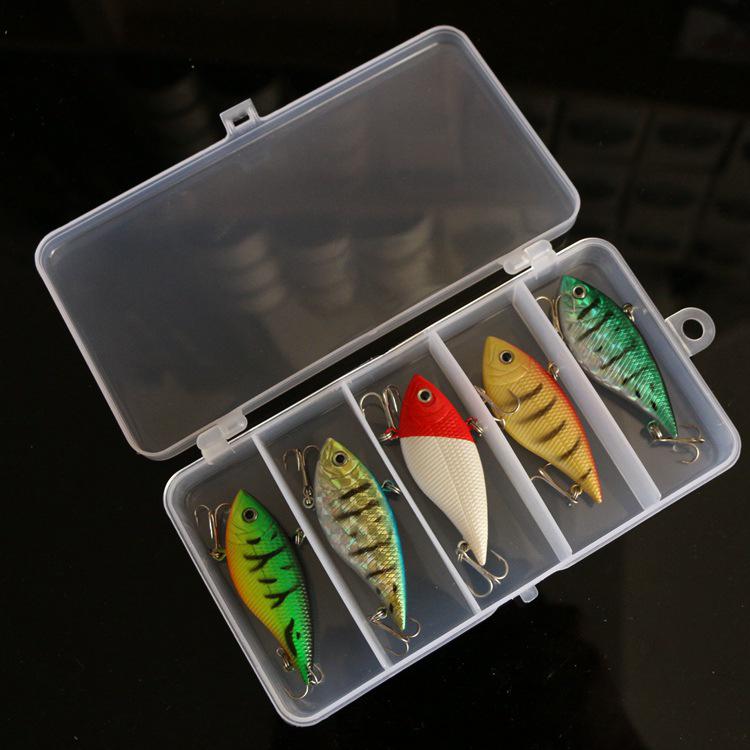Pisces VIB 12g 7cm Vibration Fishing Lure Set - Hard Plastic Bait for Bass and Asp