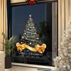 Double-Sided Printed Christmas Tree Electrostatic Stickers Christmas Tree Window Decal  Store