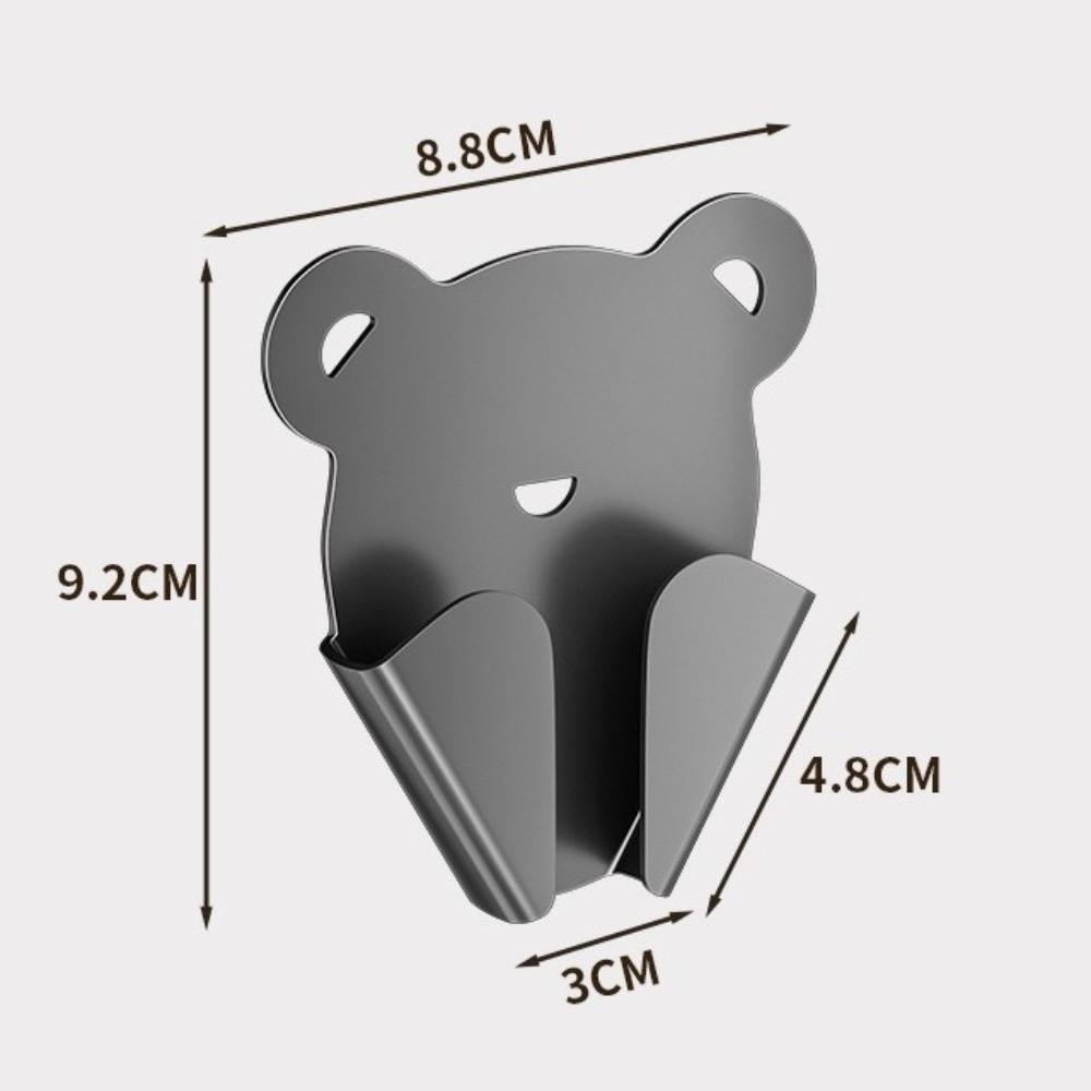 Wall Mounted Scissor Storage Rack Practical Punch-Free Scissor Display Shelf Self-adhesive Scissor Fixed Organizer Case