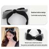 French Vintage Plaid Headband: Elegant Autumn/Winter Skull Headdress for Women