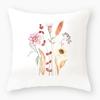 Fashionable Luxury Home Decor Office Seat Cushion Cover Owl Floral Plant Pattern Printed Throw Pillow Cover