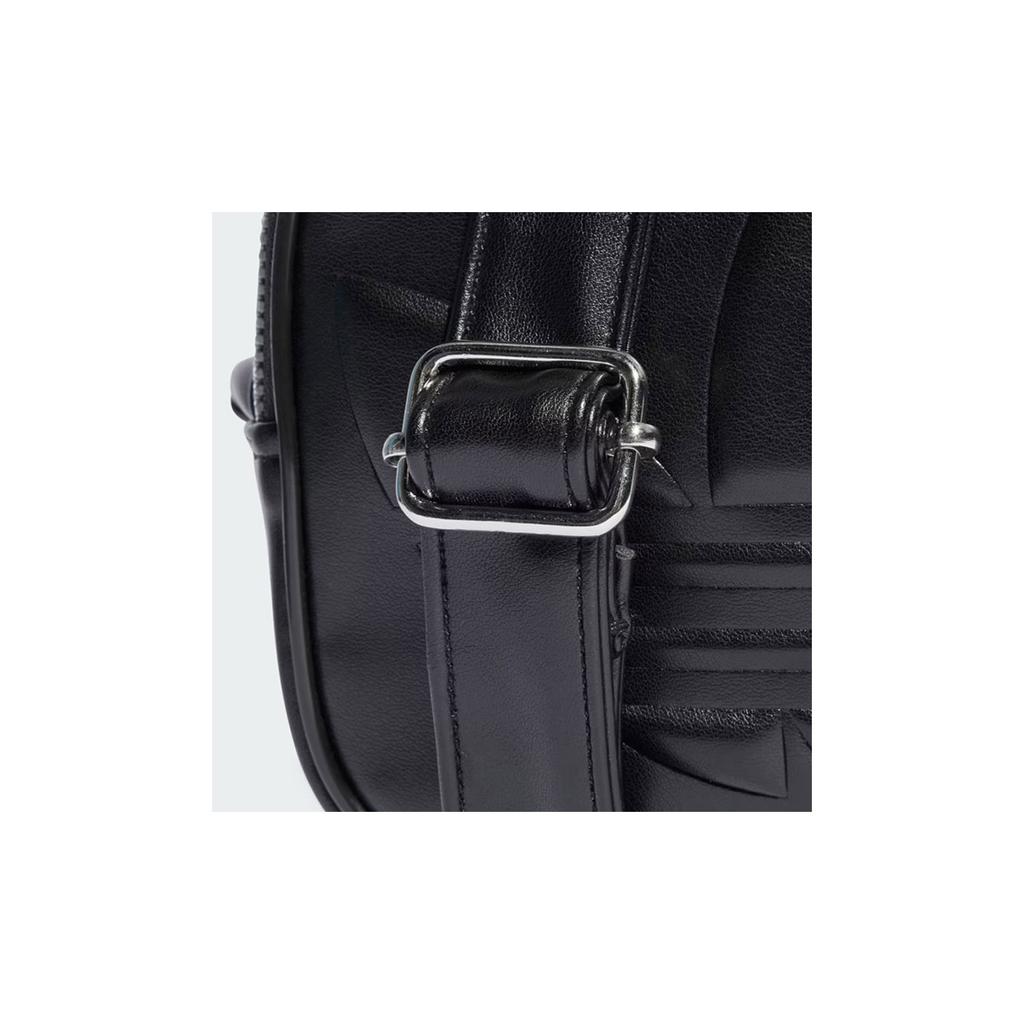 Adidas Originals Adjustable Shoulder Strap Zipper Closure Mini Crossbody Bag Women Bags Black IT7379