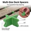 Deck Pad Creative Non Slip Mats 9.5x9.5x2.5cm For Indoor Outdoor Use Durable And Easy To Clean