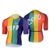 Exclusive for high-quality summer men's CSPD short-sleeved tops, bicycle competitive mountain bike riding suits