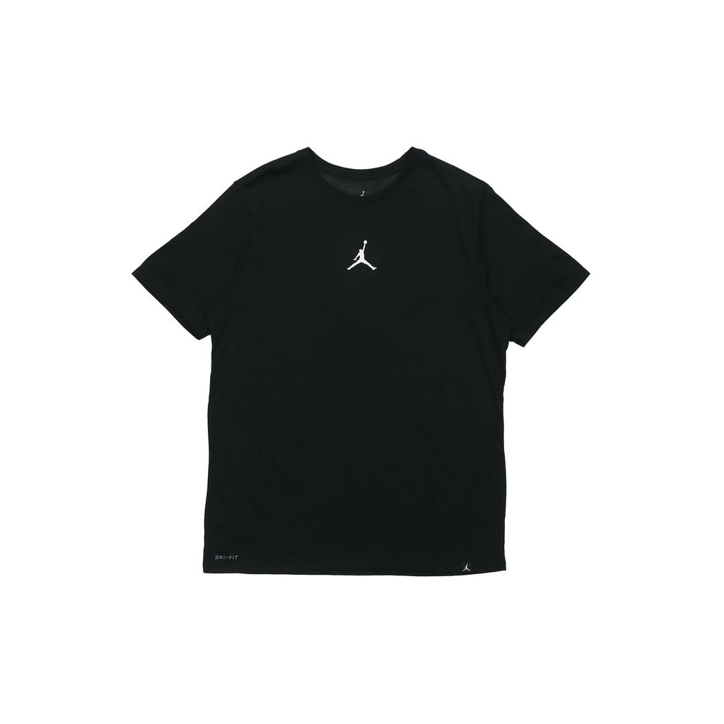 Air Jordan Iconic Quick Dry Training Sports Short Sleeve Black Men's AR7416-013