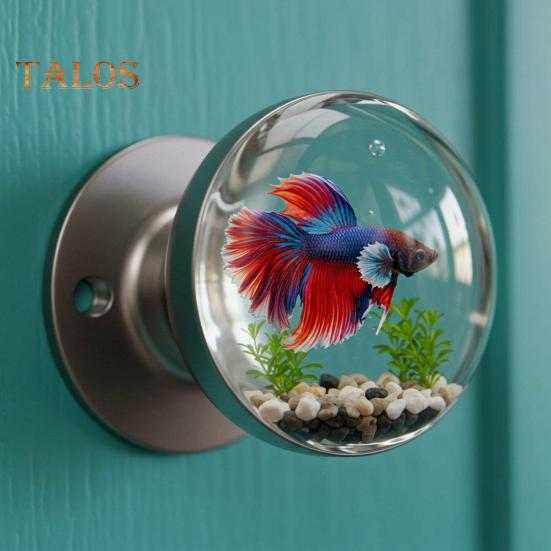 Decorative Door Handle High Durability Simple Installation Nature-Inspired Transparent Doorknob Cabinet Pull
