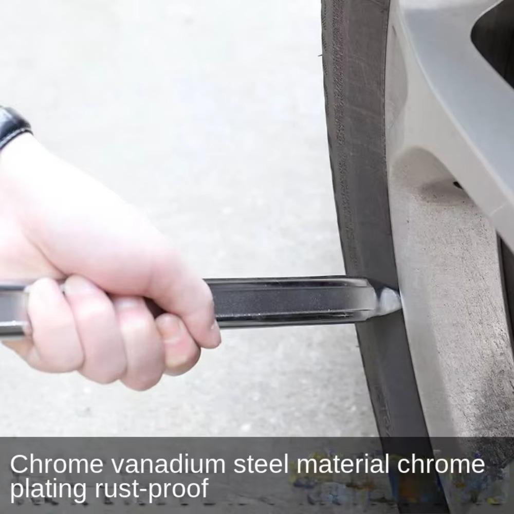 25/30/40cm Tire Iron Steel Spoon Durable Steel Rim Opener Lever Multi-Purpose Heavy Duty Crowbar