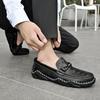 Large Size Men's Shoes 2025 Autumn and Winter New Men's Business Casual Shoes Trend Doudou Shoes Driving Loafers