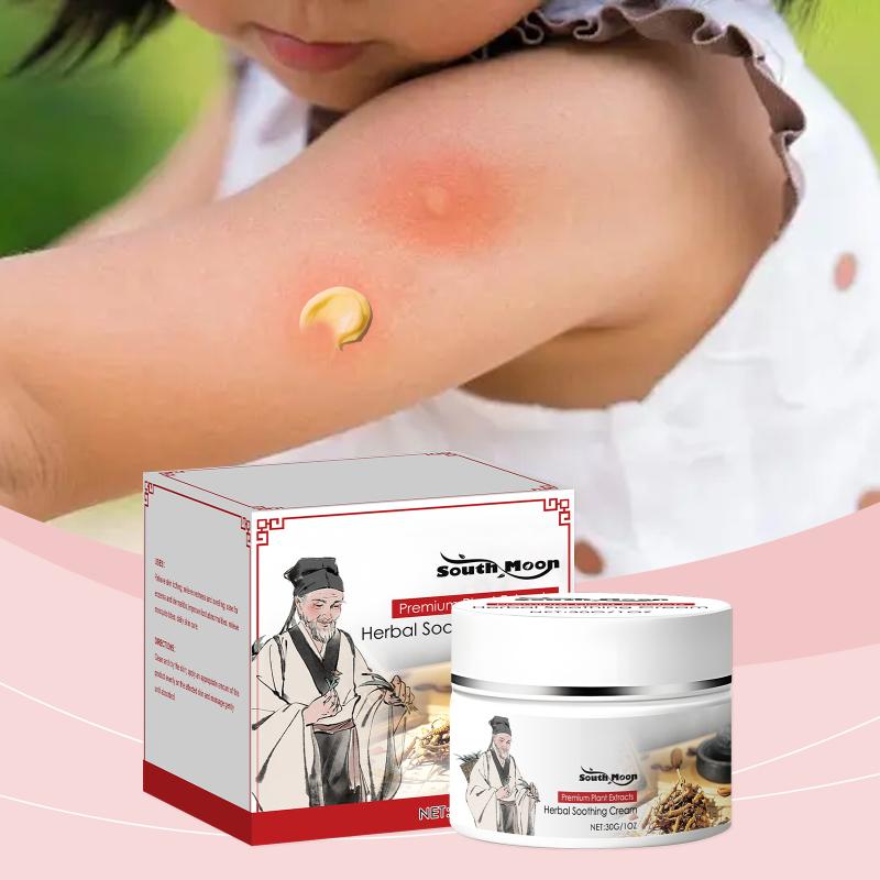 Herbal Soothing Cream Relieve Itching And Redness Gentle Ingredient Moisturizing Nourishing Dry Skin