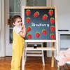 50 PCS Strawberry Cutouts for Bulletin Board Decorations, Strawberry Paper Cut-Outs for Classroom Bulletin Board Wall Decor Teacher Student Craft
