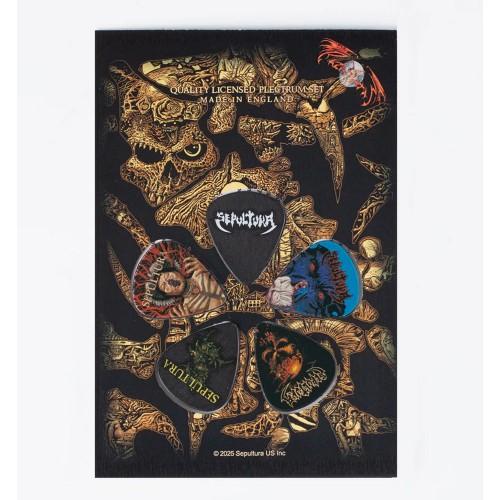 Sepultura Discography Plectrum (Pack of 5)