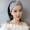 Fashion New Arrival Popular Cross Wide Hair Band Headscarf Women Hair Band Short Hair Band Cover up Hair Cover Vintage Hair Accessories