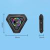 Mobile Phone Screen Auto Clicker Adjustable Speed Silent with Digital Display & RGB Light for Games Live Broadcasts Likes Reward