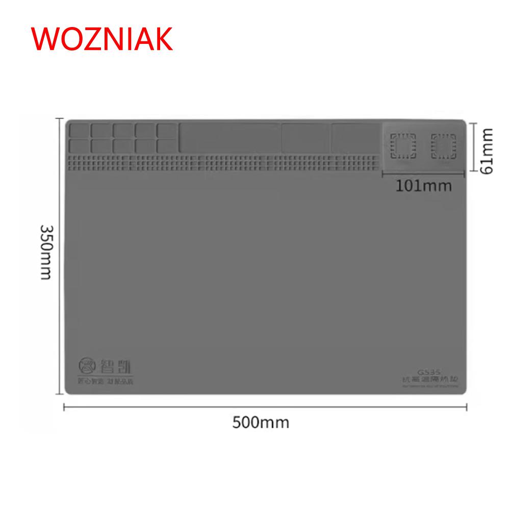 ZHIKAI Mobile Phone Repair Insulation Pad G535 High Temperature Resistant Work Pad Welding Planting Tin Repair Station Mat