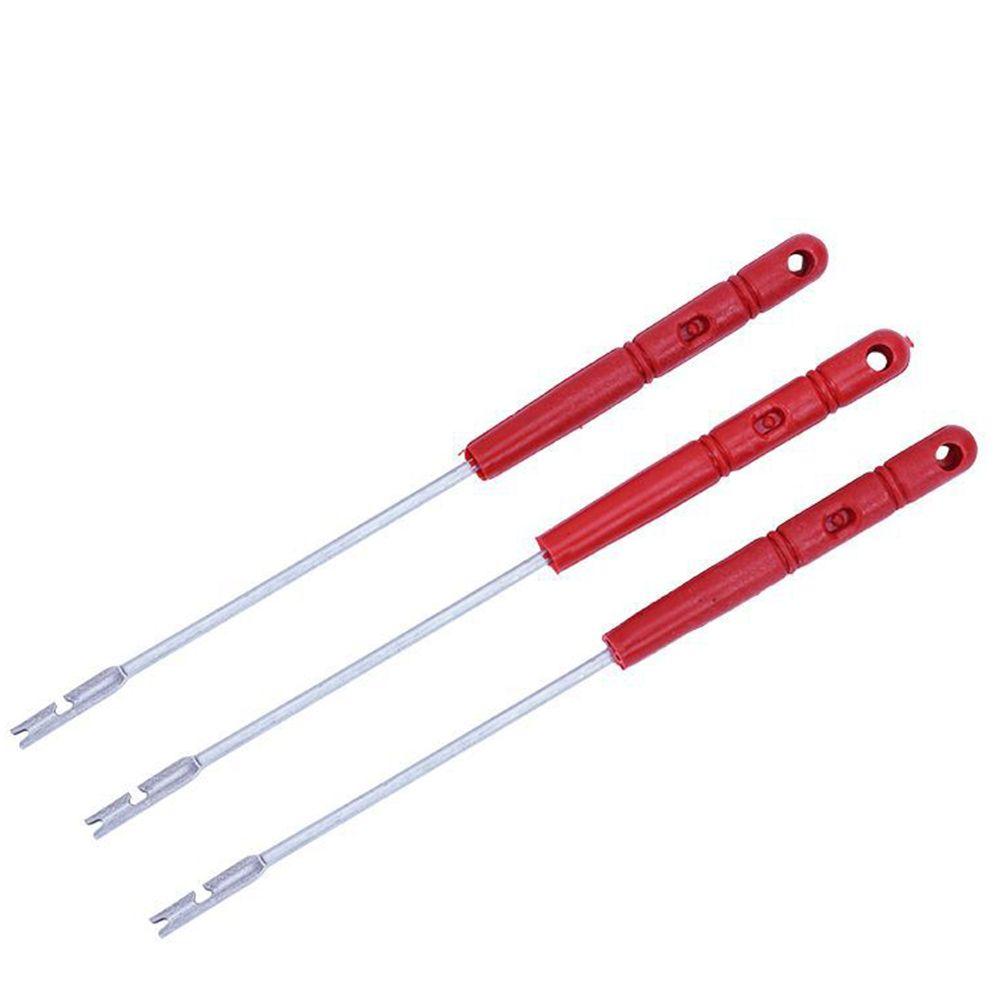 

Tackle Stainless Steel Hook Remover Tool Unhooking Device Extractor Handle Fishhook Detacher 3Pcs