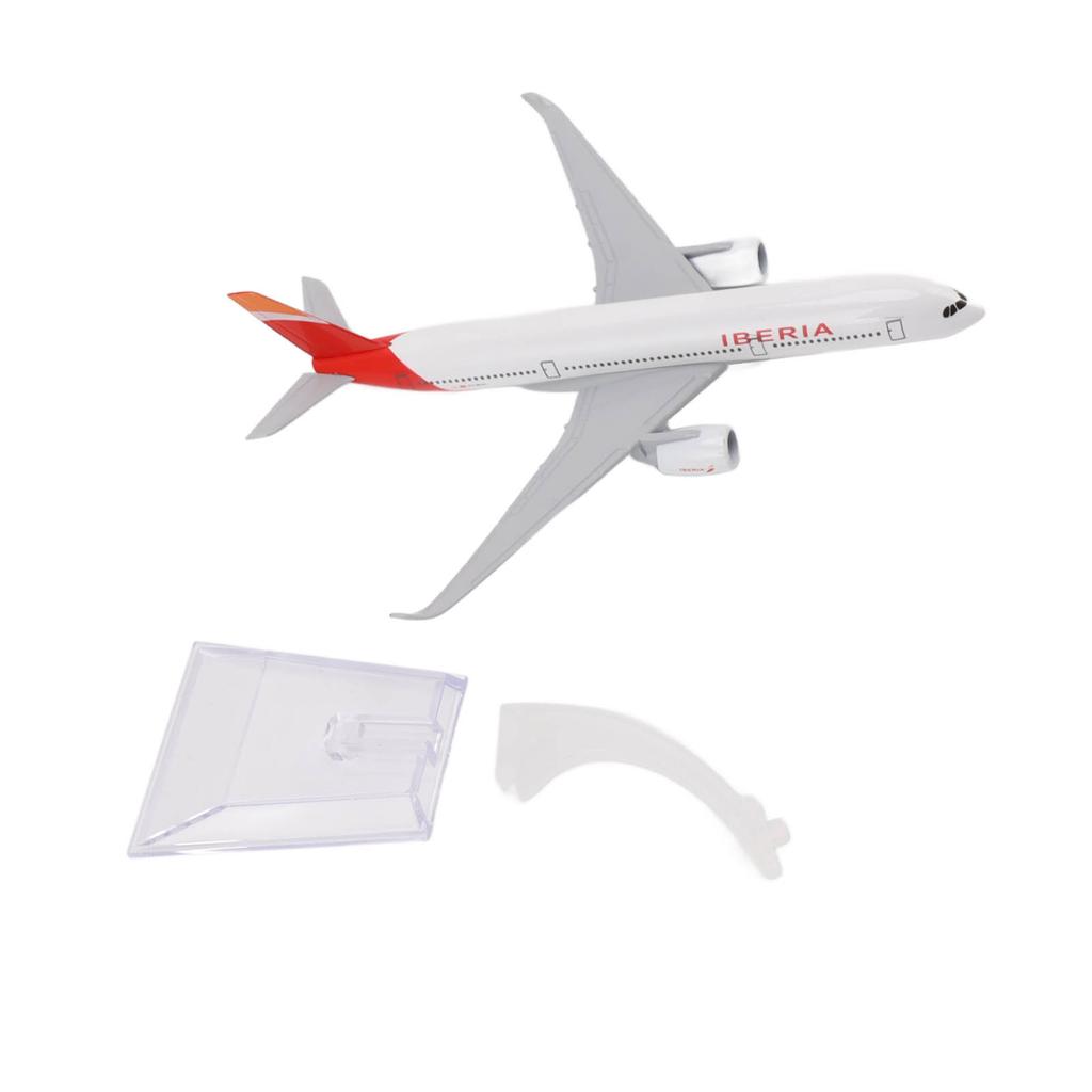 330 Airplane Model Alloy Decoration Ornament Plane Model Toy with Display Stand for Christmas