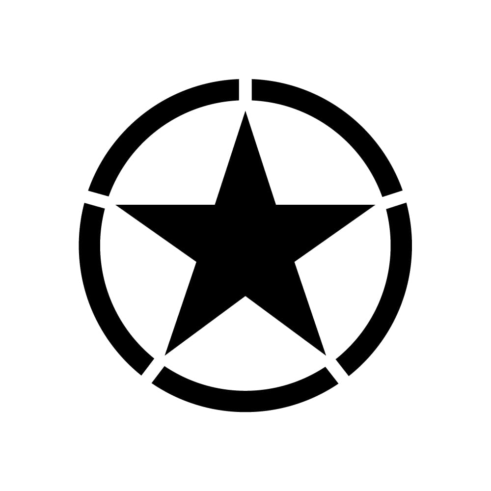 [KAIMIRU STORE] Армия США Военный Камуфляж Звезда Звезда Джип Джимни чёрный