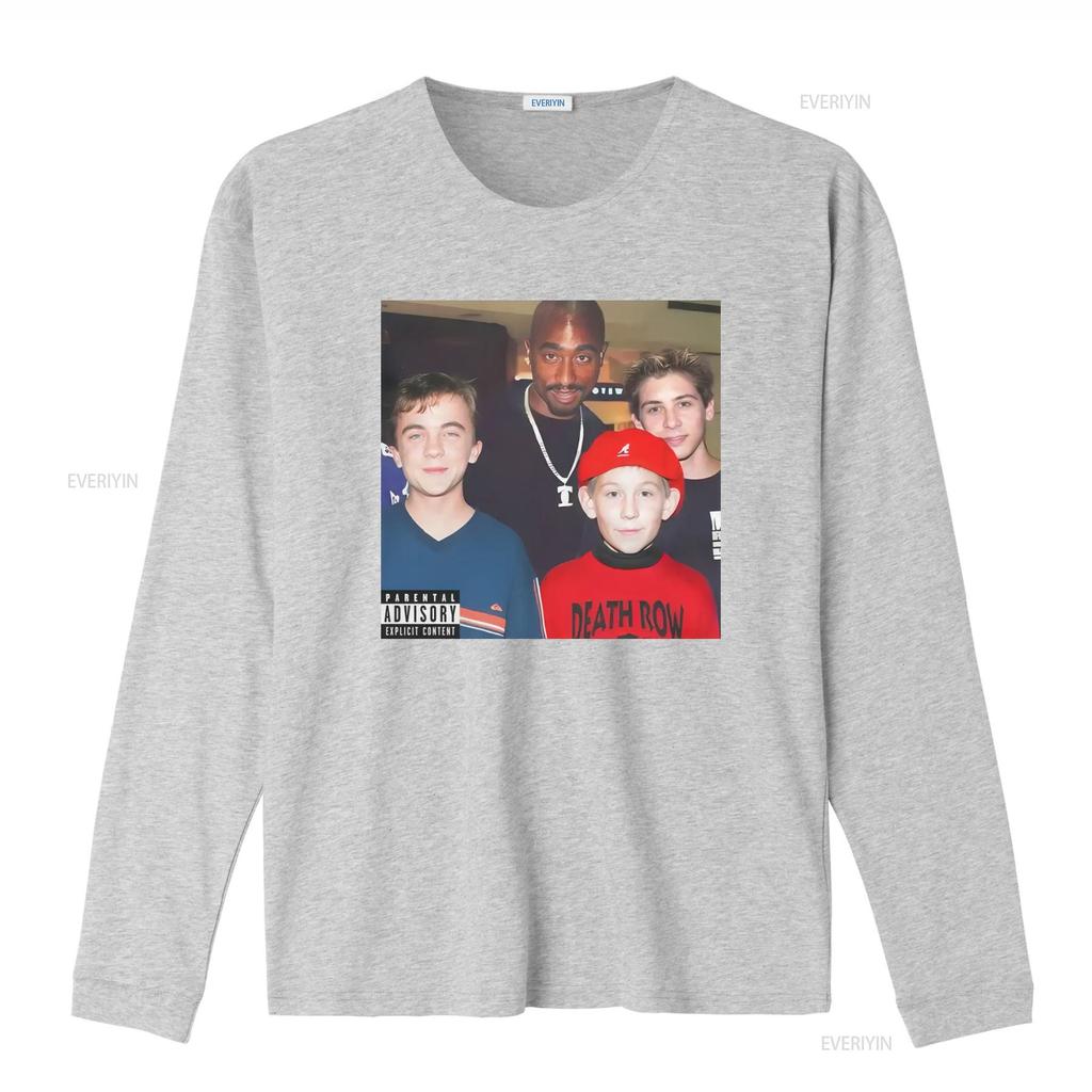 Malcolm In the Middle 2 Pac T Shirt Death Row Vintage Washed Top For Everyday Wear Stretched Comfortable Unisex Homme Casual