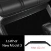 Rear Seat Lower Protective Mat for Tesla Model 3 Y Full Surround Cushion Protector Anti-Dirty Kick Pad Leather Car Accessories
