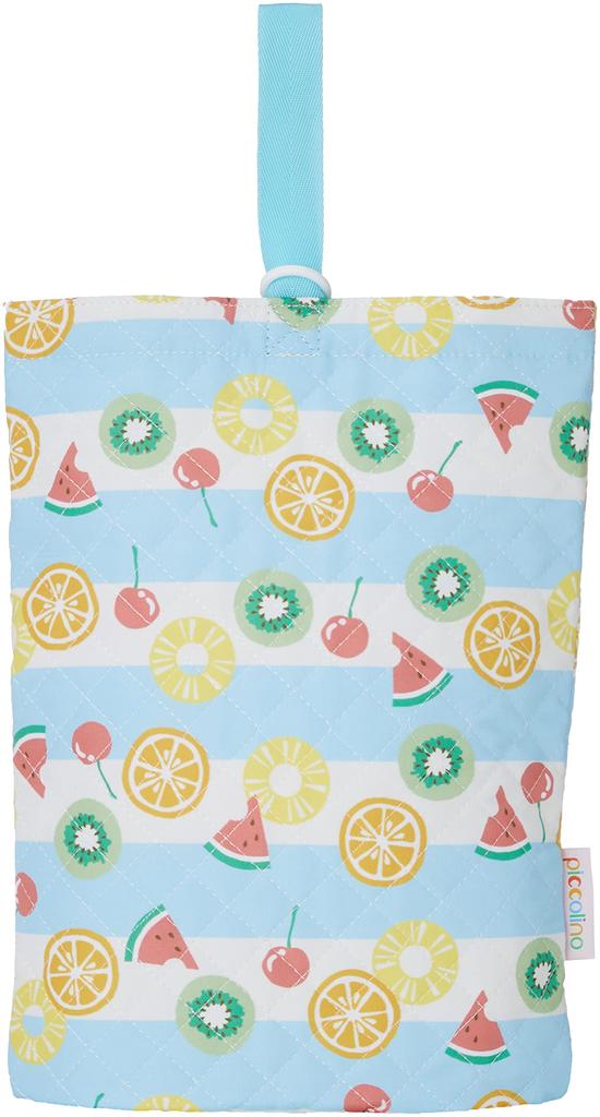 Marushin Piccolino Many Fruits Indoor Shoes Bag for Perfect for and Elementary Quilted 0165014100 Girls, Preschool, Kindergarten, School, Goods,