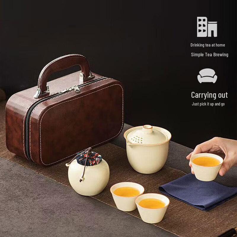 Wang Xiangrui Portable Ceramic Travel Tea Set
