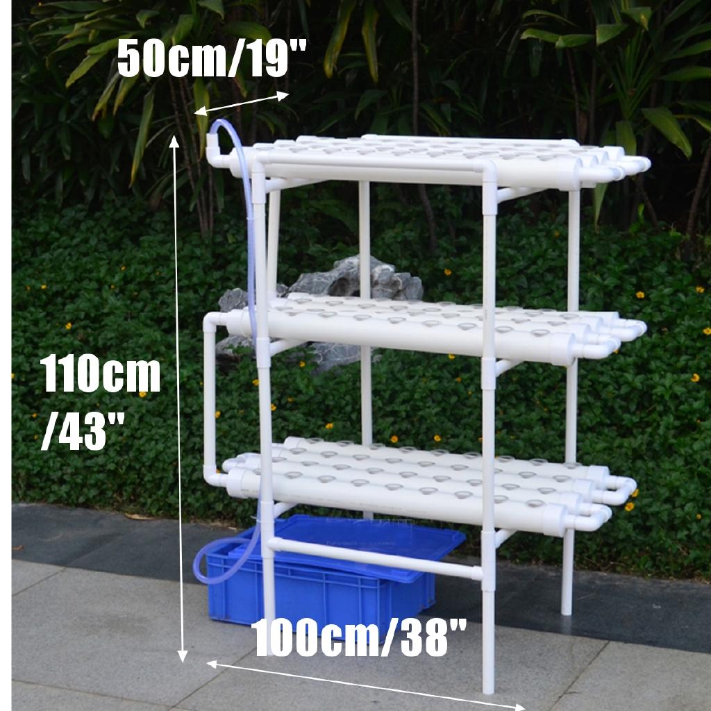 108 Hole Hydroponic System Plant Grow Kit Nursery Pots Anti Pest Soilless Cultivation Indoor Garden Culture Plant 112pc/set 220V