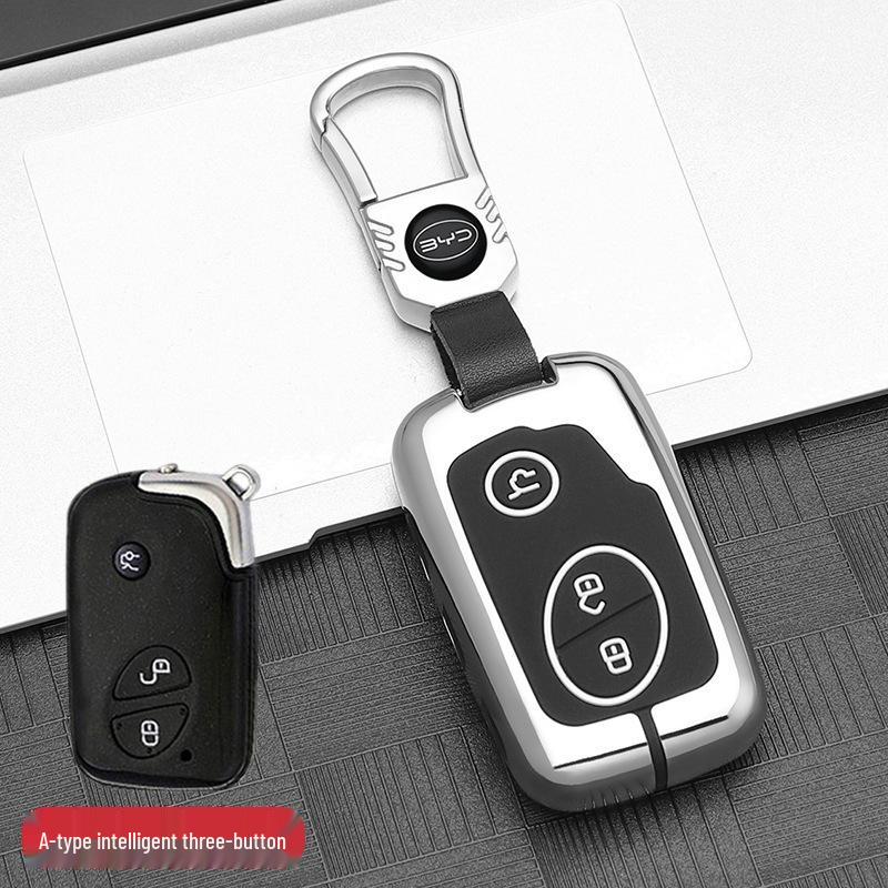 Compatible With BYD F3 Old Model Key Cover: G3, F0, S6, S7, E6, L3 Remote Control Case for Men