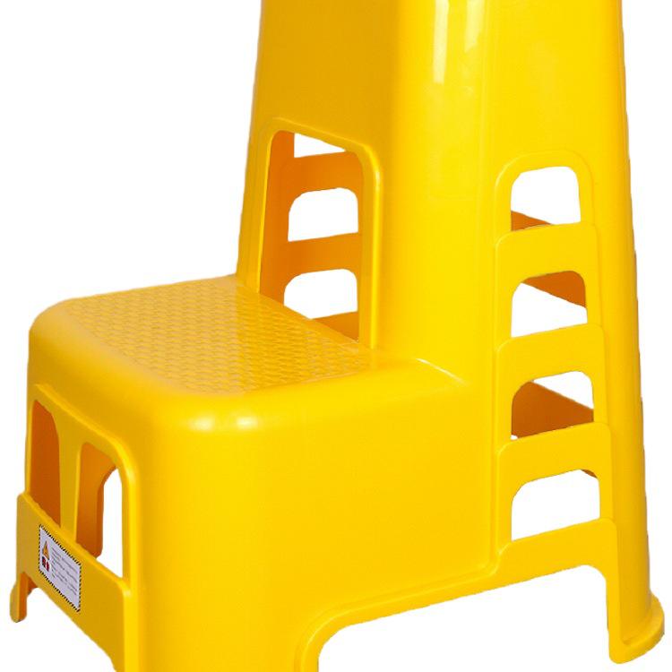 Two-Step Car Wash & Beauty Stool - High/Low Footstool, Thick Plastic, Multi-Purpose Ladder for Home