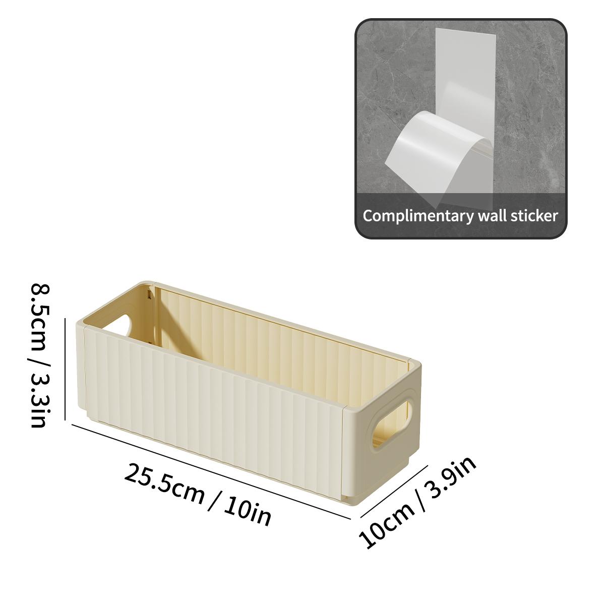 

Настенная складная пластиковая полка для хранения Многофункциональный органайзер для шкафа Полка без сверления Кухонный органайзер для хранения бежевый