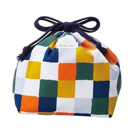 Marushin Lunch Bag Lunch Bag Gusseted Drawstring SOU/SOU Gusseted Drawstring Daily 796520 Sousou