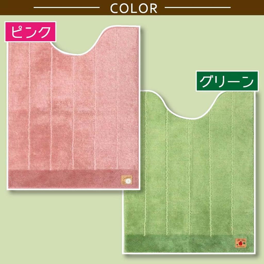 Yokozuna Creation (Yokozuna) Shanful Toilet Foot Mat, Long, Pink