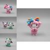 Cute Kuromi My Melody Figure Toy Playset Cake Topper For Diy Accessories