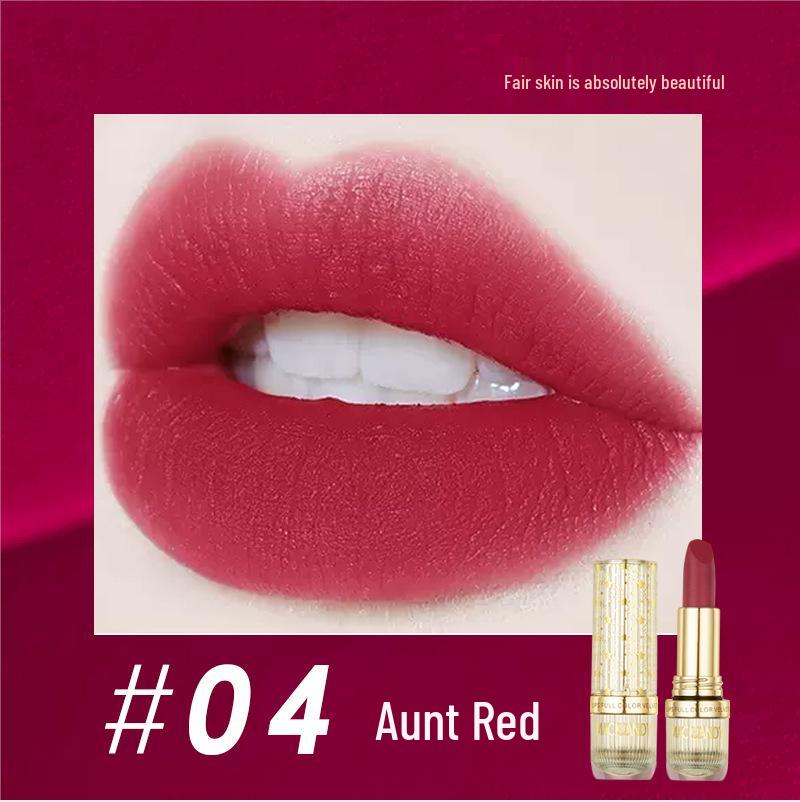 Mark Andy Velvet Essence Lipstick: Non-stick, Long-lasting, Waterproof, Smudge-proof, Highly Pigmented Matte Lip Color